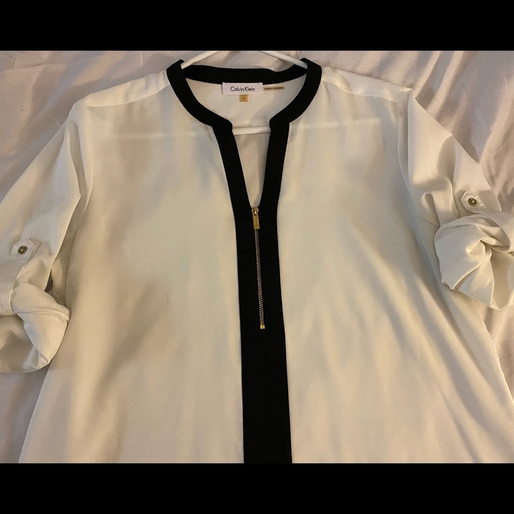 Calvin Klein white blouse